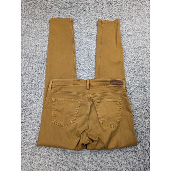 Ag Adriano Goldschmied Denim - AG Adriano Goldschmied Jeans Women 25 Brown Legging Ankle Super Skinny Stretch